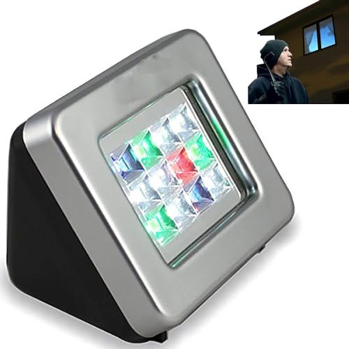 Fake TV Simulator - Theft Deterrent Home Security Timer with Auto Power On and Built-in Light Sensor for Enhanced Home Security