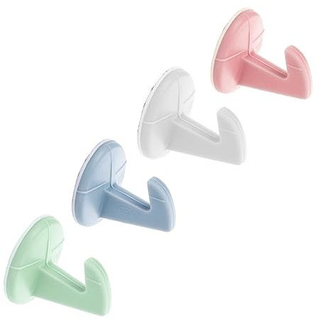 Artibetter Almohadilla Protectora De Puerta Anticolisión 15x12 Cm Silicona Gruesa con Gancho Absorbe Golpes para Casa Blanco