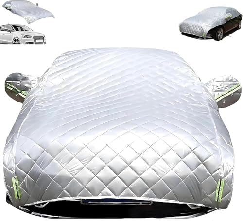 Half Car Cover Waterproof for Toyota Proace City Verso Medium,Outdoor Covers for All Weather,Sturdy And Durable,Dustproof UV Scratchproof Snowproof Frostproof