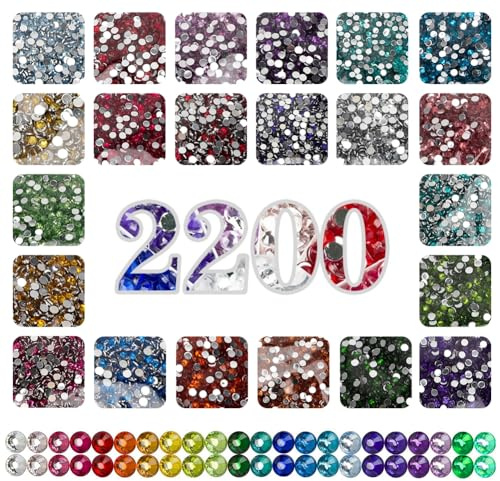 Tutamaz 22000 pietre per diamond painting, pietre rotonde, accessori per diamanti, decorazione hotfix, strass per diamante, pietre rotonde, decorazioni fai da te, artigianato, abbigliamento