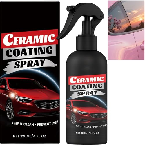 Rivestimento in aerosol in ceramica sintetica nano per auto, sigillante idrofobo, vernice lucida e protezione della vernice a lunga durata, agente spray per dettaglianti rapidi (1 pezzi)