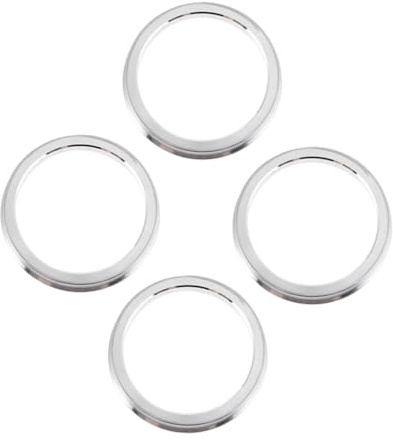 Parliky 4 Piezas Anillos Centradores de Buje para Ruedas Adaptadores de Aleación de Aluminio de Resistentes al Calor y Duraderos para Coches