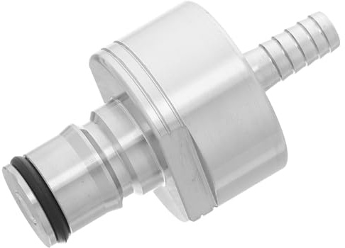 Mobestech Stainless Steel Carbonation Cap Safety Valve Core Adapter for Beverage Dispensers Industrial Pressure Relief Valve Wear-Resistant for Chemical Petroleum Food Processing