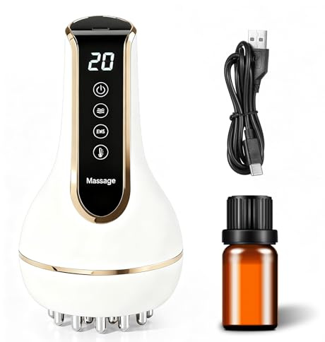 Cellulite-Massagegerät, Venopulse Neuropathie Fußmassagegerät, Schröpfgerät zur Reinigung der Meridiane, Lymphatic Massagegerät mit 20 Gängen, Anti Cellulite Massager für Bauch, Taille, Arme, Beine