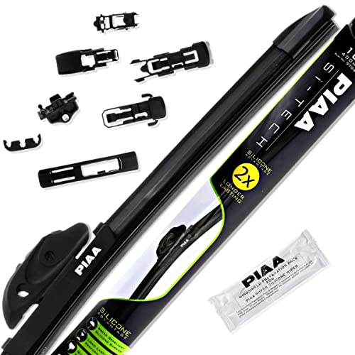 Piaa 97048 19-Inch (475mm) Si-Tech Silicone Wiper Blade, Premium All-Season OEM Windshield Wiper Replacement