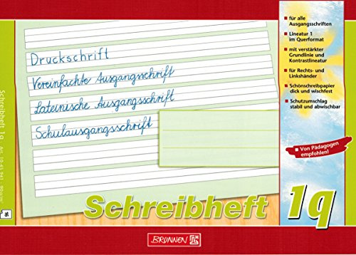Lernheft/SchreibheftBrunnen Lin. 1q / A5 quer