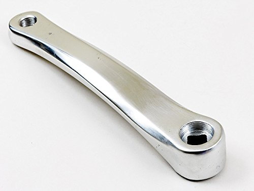 Romet Fahrrad Linke Kurbel 170 mm Aluminium Trekurbel Kurbelarm (Silber)