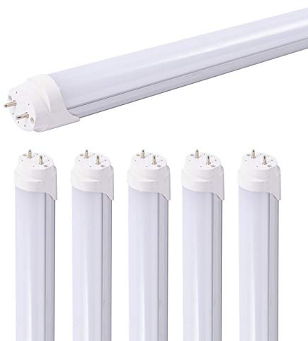 Midwestern 6pcs 3FT 15W T8 Tube Light White Daylight 6000k T8 LED Bulbs Shop Lights Ballast Bypass G13 Base 3 Foot Milky Cover Fluorescent Tube lamp Replacement AC100-277V(3ft 15w, 6 Pack)