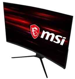 MSI Optix MAG322CR - Monitor Gaming Curvo de 31.5 FullHD 180Hz ( 1920x1080, ratio 16:9, panel VA, pantalla curva 1500R, 1 ms respuesta, brillo 300 nits, Anti-glare) negro, compatible con consolas