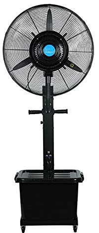 FUFU Pedestal Fans Hurricane Stand Fan, 30 Inch High-Velocity Misting Pedestal Fan with 3 Speed High Velocity, Heavy Duty Metal For Industrial, Commercial, Residential, & Greenhouse Use Low Noise