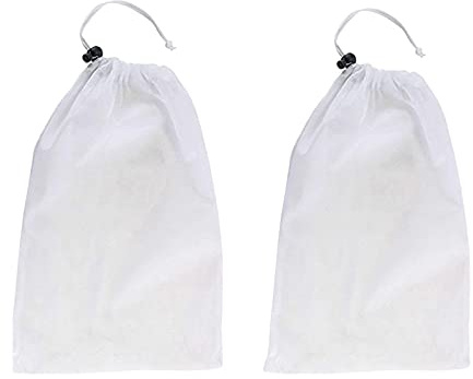 Pool Skimmer Socken für Poolsauger Elastische Filterbeutel 2/5/8 Stücke Auffangbeutel für Pool Zubehör Schwimmbad Korb Reinigung Netzbeutel Pool Filter Netz für Schlacken, Blätter (2 Stücke)