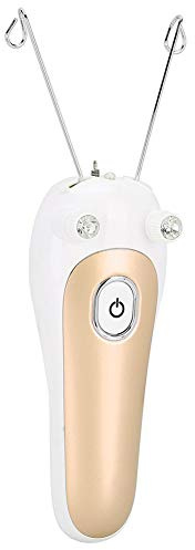 Elektrisch Körper Gesichtsbehaarung Haarentferner Ziehen Physical Threader Haarentferner Verwendung Threading Epilator Elektrischer Gesichtshaarentferner Lady Epilator Facial (Golden)