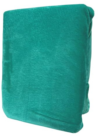 Leonado Vicenti Spannbettlaken 2er Set Türkis 90x200-100x200 warme kuschelige Premium Cashmere Touch Teddy Bettlaken Fleece Plüsch Betttuch