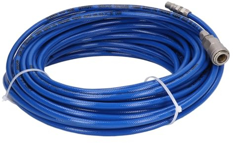 Manguera de Aire de Alta Presión, 20 M de Longitud, Compresor de Aire NPT de 1/4 Pulgadas, Tubería de Alta Presión, Diámetro Interior de 0,2 Pulgadas, Diámetro Exterior de 8 Mm para Garaje (Azul)