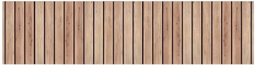 wandmotiv24 Fototapete panorama Holz Textur, selbstklebende Strukturtapete 260g - Klein (200x50cm) Holz, Bretter, braun M0134