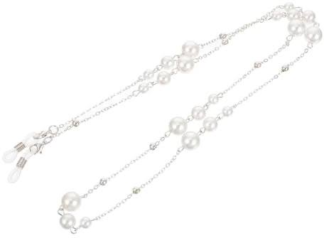 LIFKOME 1stück Metallperlen Brillenkette Für Damen Verstellbare Brillenhalterung Eleganter Eyewear Strap Für Brillen Und Sonnenbrillen Und Hautfreundlich