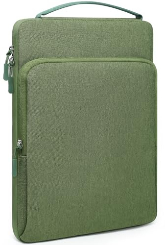 HYZUO 14-15 Zoll Laptop Tasche Hülle für MacBook Air 15 M5, Grasgrün | für MacBook Air 15 A3448 M5-M2 2026-2023, MacBook Pro 15, XPS 14/15 Plus, Tasche für 14 15 Surface Dell HP Lenovo Asus Acer