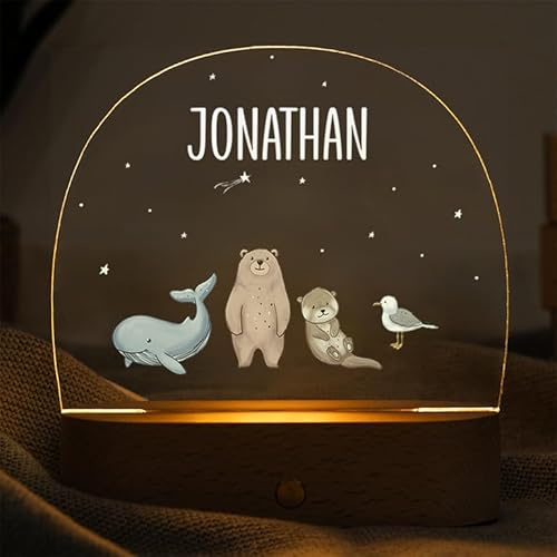 Personalisierte Nachtlampe Baby - Dimmbar - Stilllicht für Mütter - geschenke zur geburt - personalisierte geschenke geburt - geschenk zur geburt - sinnvolle geschenke zur geburt - geburtsgeschenk