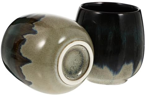 Gatuida 2stücke Keramik-kaffeetasse Mit Milchhalter Für Trinken Von Espresso Tee Und Anderen Getränken Für Zuhause