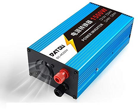Inversor,Inversor de Coche Car Inverter 1500W Modificado adaptador del inversor del convertidor de energía de onda de seno de 12V 24V a 220V de alimentación del cargador del coche inversor de la energ