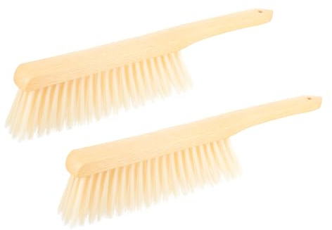 Mikinona Soft and Windowsills Hand Appliances Household for Handle Dust Surface 2pcs Brush with Wood Easy to Sweep Debris with Strong Comfortable Sofa