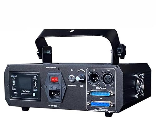 Proyector de luz de animación de discoteca, iluminación de escenario, multicolor, Rgb, ILDA, SD, 500mw,Vibrantes(Mini 1.5w rgb laser)