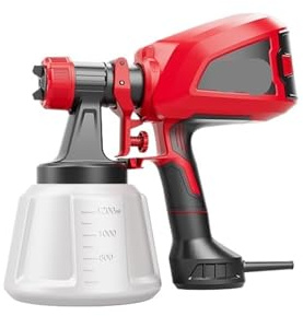 Spruzzatore di Vernice, Pistola a spruzzo elettrica portatile con batteria al litio, ad alta potenza for vernice al lattice