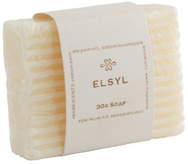 Elsyl Natural Look Seife, Bio, Reiniger, Waschen, feuchtigkeitsspendend, antibakteriell, 50 Stück
