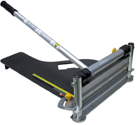 qteck Laminatschneider LC325, 66LC325000002, 325mm mit Lineal Parkettschneider Designcutter