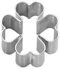 Birkmann, Ausstechform Kleeblatt, 6,5 cm, Weißblech