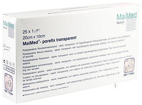 MaiMed®- porefix transparent Wundschnellverband verschiedene Größen, Größen:20 cm x 10 cm