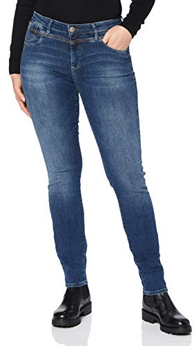 Mavi Sophie Jeans för kvinnor, Djup minnespassform, 33W x 34L