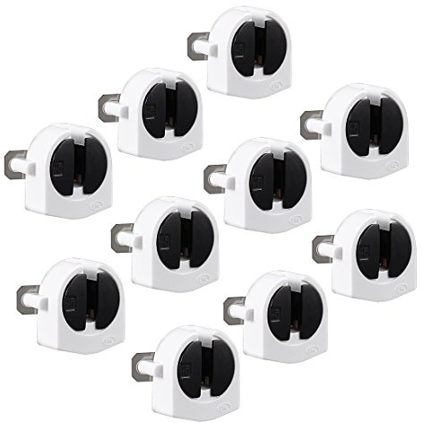 uxcell 10Pcs T5 Fluorescent Light Holder G5 Base Non-Shunted Tombstone Lamp Socket AC 500V 2A for LED Fluorescent Tube