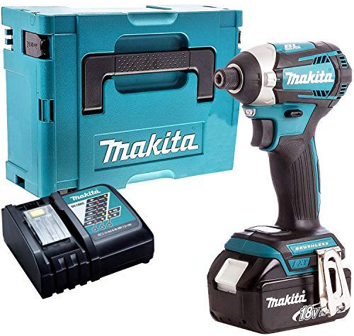 Makita DTD154Z 18V Impact Driver with 1 x 5.0Ah BL1850 Battery + DC18RC Charger & Case