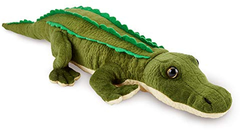 Zappi Co Childrens Crocodile Soft Toy (53cm längd) Uppstoppad mjuk gosedjur leksak Safari Jungle Animal Plush