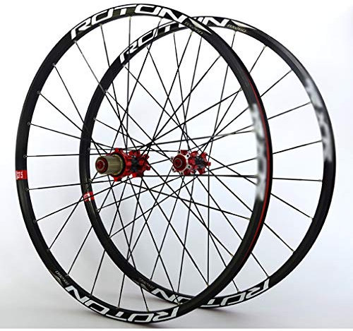 LSRRYD Radsport Laufradsatz MTB Fahrrad-Radsatz Doppelwandfelge Scheibenbremse 7 8 9 10 11S F2 R5 Palin Bearings Carbon Hub 24h Schnelle Veröffentlichung 1763g (Size : 26inch)