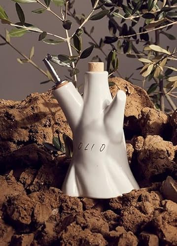 CERAMICHE VIVA ITALY SINCE 1998 Oliver Huilier en céramique Oliver blanc or