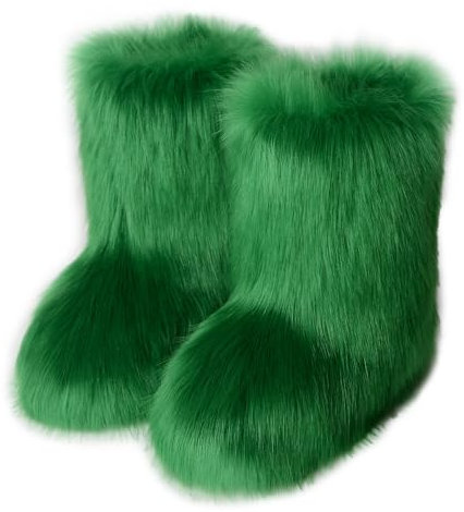 BININBOX Damen Winter Stiefel Warm Boots Gefüttert Boots Fell Pelz Schnee Stiefel