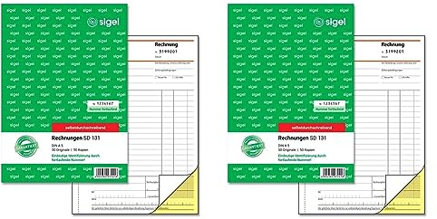 Sigel Rg-bücher A5h SD131 2x50 (Packung mit 2)