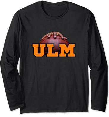 Ulm Basketball Fan Support Schwaben Stadion orange weiss Langarmshirt
