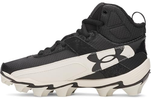 Under Armour Boys' Harper 10 RM JR, (001) Black/Stone/Black, 1, US