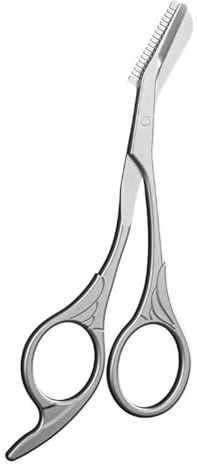 Forbici Per Sopracciglia - Strumento Per Rifinire Le Sopracciglia In Acciaio Inossidabile Con Lame Di Precisione | Compatto E Leggero, Perfetto Per Curare E Modellare Le Sopracciglia, Adatto Per L'uso