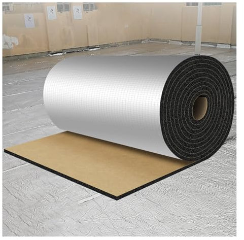 Rouleau d'isolation phonique en Aluminium pour extérieur, Autocollant, réflecteur de radiateur, résistant à l'eau, aux Rayons UV (Couleur : 20 mm (épaisseur), Taille : 8 m²)
