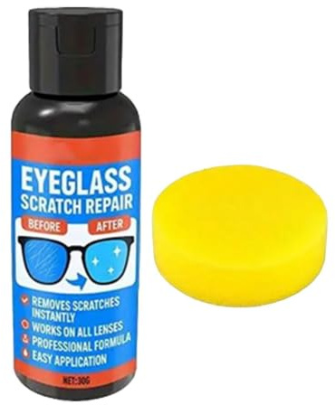Brillenglas Kratzentferner,Mattigkeit Beseitigung Display Reparatur | Brillen Politur Set mit | Für Schule Outdoor Reise Büro Ferienhaus Indoor