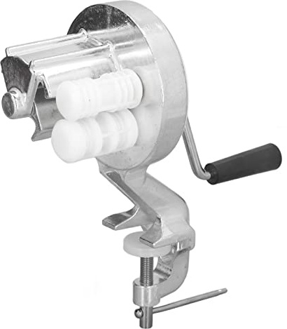 Macchina per maccheroni manuale, macchina per pasta estrusore portatile in acciaio inossidabile Macchina per pasta a manovella per pasta Pressa per tagliatelle per ristorante