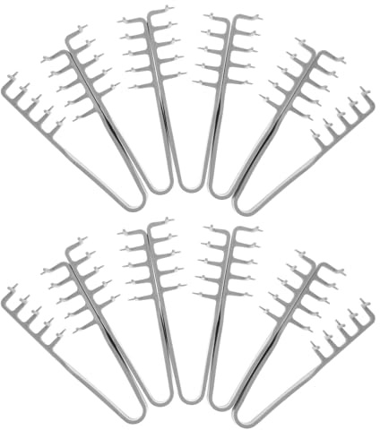 Baluue Pettini Volumizzanti per Styling Texturizzato e Sollevamento Set 10 per Chioma Denti Larghi in Abs Adatti a Uomo e Donna per Uso Quotidiano in Viaggio