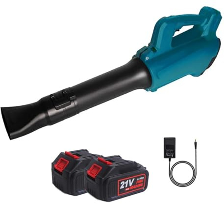 21V 4AH Ventilatore For Foglie Senza Spazzole 460 CFM E 120 MPH Elettrico For Polveri Spazzatrice Attrezzi Da Giardino For Batteria 18V Molto Potente, Uno Strumento, Infiniti Usi