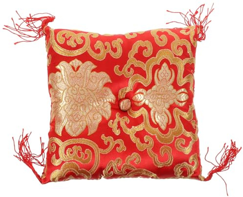 YARNOW Cuscino Tappetino Morbido e Confortevole Giallo per Ciotola Sonora Buddista Colore Casuale per Decorazione di Casa e Ufficio
