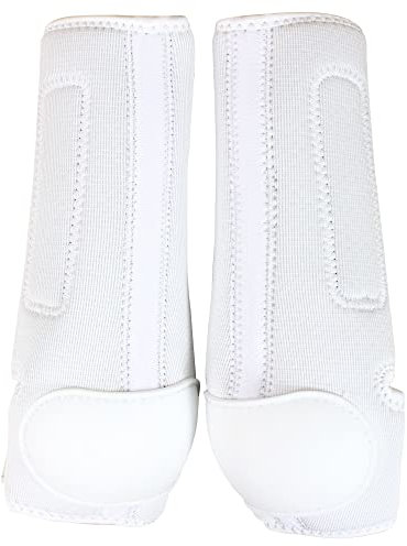 Classic Equine Pro Tech Boots Hind Medium Weiß