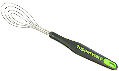 TUPPERWARE Griffbereit Tellerbesen schwarz-grün D165 Schneebesen TOP-Tellerbesen
